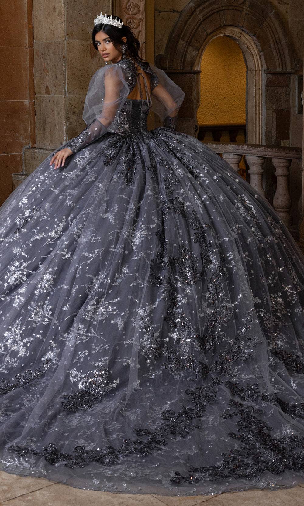 Rachel Allan RQ1172 - Corset Quinceanera Gown with Beaded Detail Quinceanera Dresses