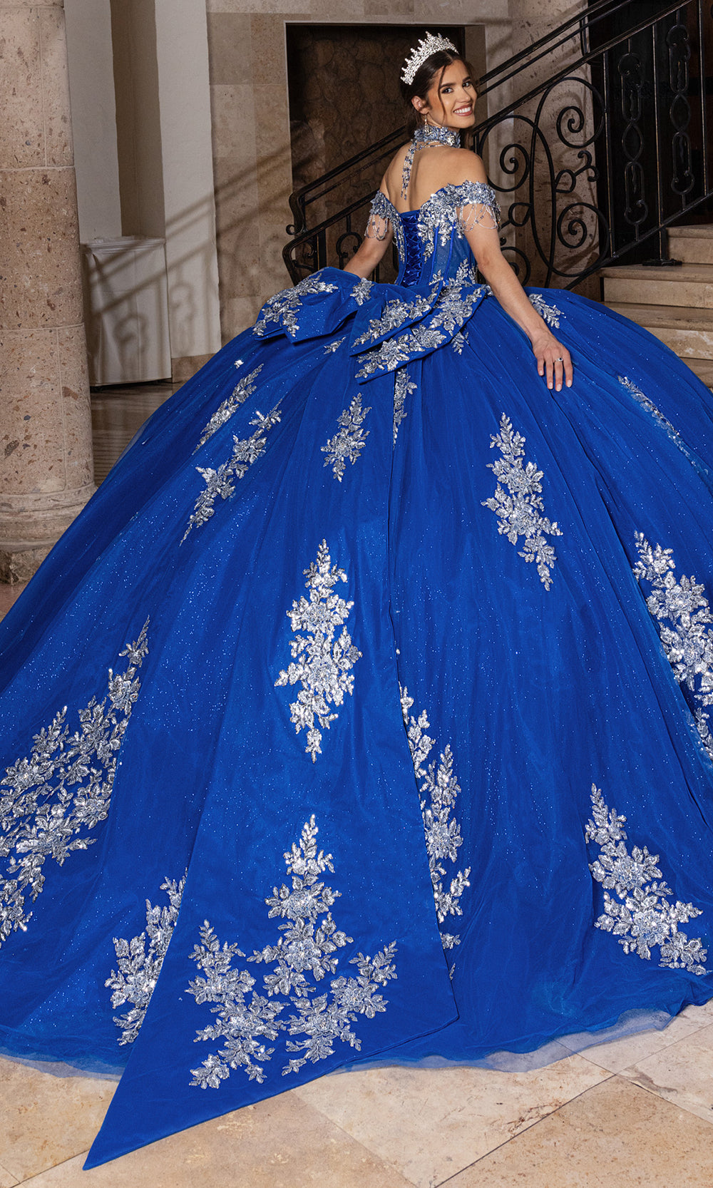 Rachel Allan RQ1183 - Couture Quinceanera Gown Quinceanera Dresses in Royol Silver