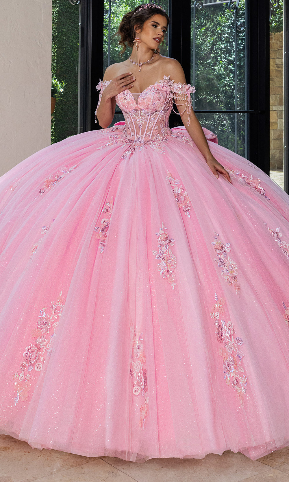 Rachel Allan RQ1184 - Off Shoulder Quinceanera Gown Quinceanera Dresses