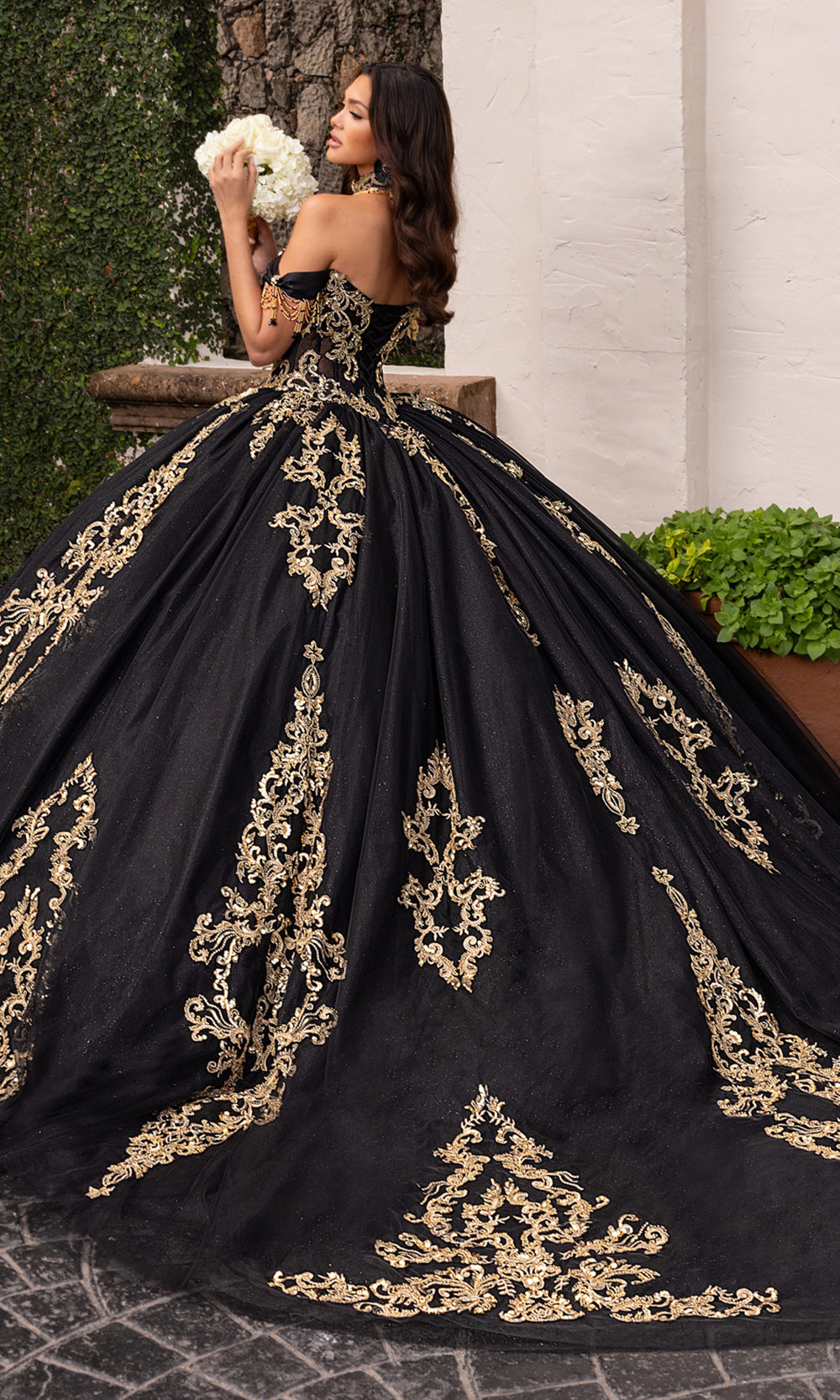 Rachel Allan RQ2230 - Cowl Neck Satin Corset Ballgown Quinceanera Dresses