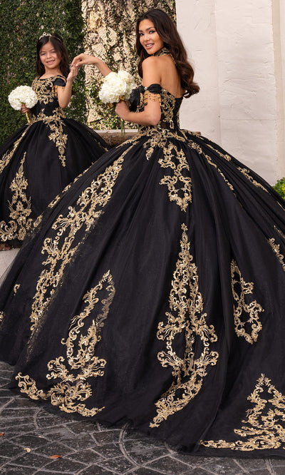 Rachel Allan RQ2230 - Cowl Neck Satin Corset Ballgown Quinceanera Dresses