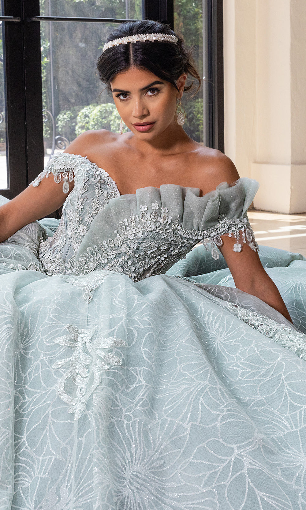 Rachel Allan RQ2246 - Romantic Quinceanera Gown Quinceanera Dresses in Mist
