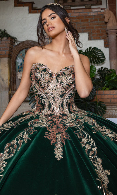 Rachel Allan RQ3160 - Sweetheart Sparkle Detail Ballgown Quinceanera Dresses