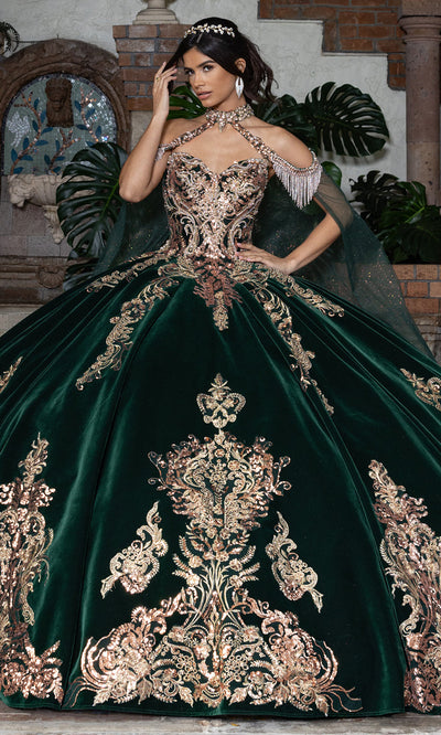 Rachel Allan RQ3160 - Sweetheart Sparkle Detail Ballgown Quinceanera Dresses
