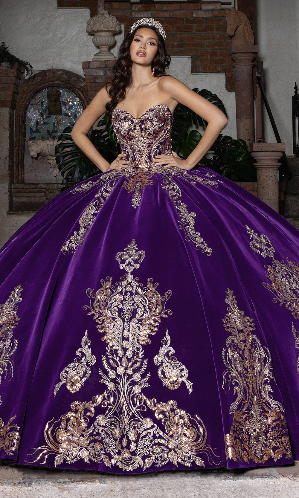 Rachel Allan RQ3160 - Sweetheart Sparkle Detail Ballgown Quinceanera Dresses