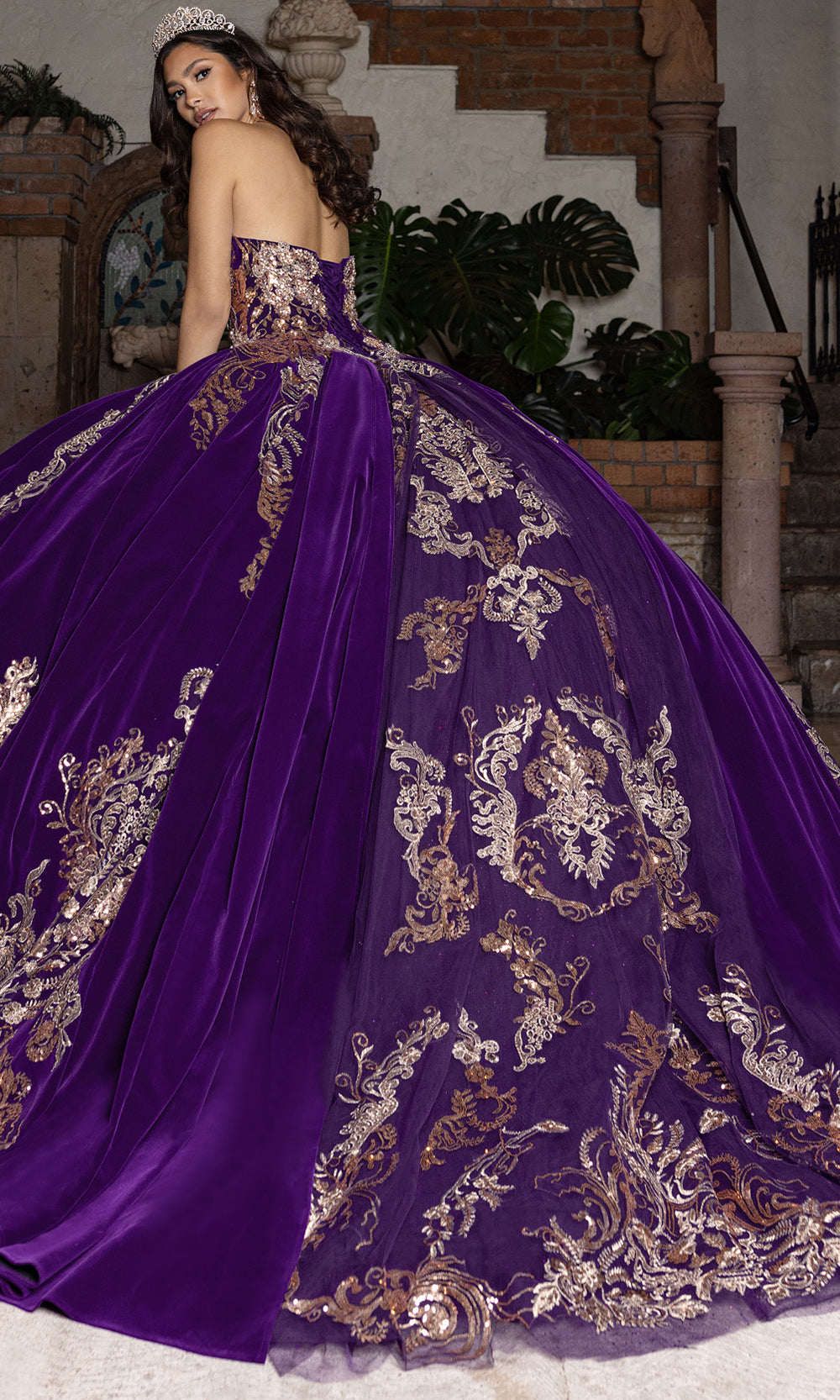 Rachel Allan RQ3160 - Sweetheart Sparkle Detail Ballgown Quinceanera Dresses