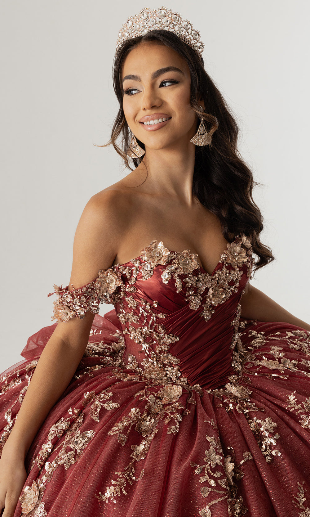 Rachel Allan RQ3178 - Illusion Neckline Quinceanera Dress Quinceanera Dresses
