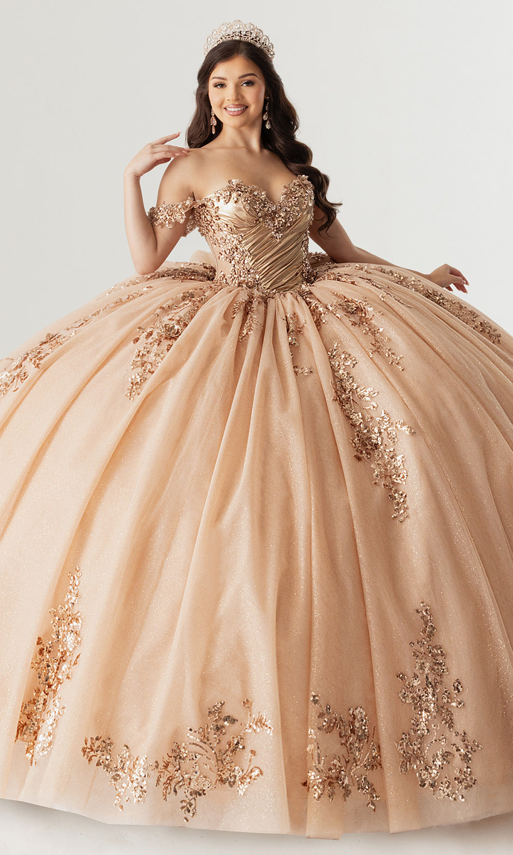 Rachel Allan RQ3178 - Illusion Neckline Quinceanera Dress Quinceanera Dresses
