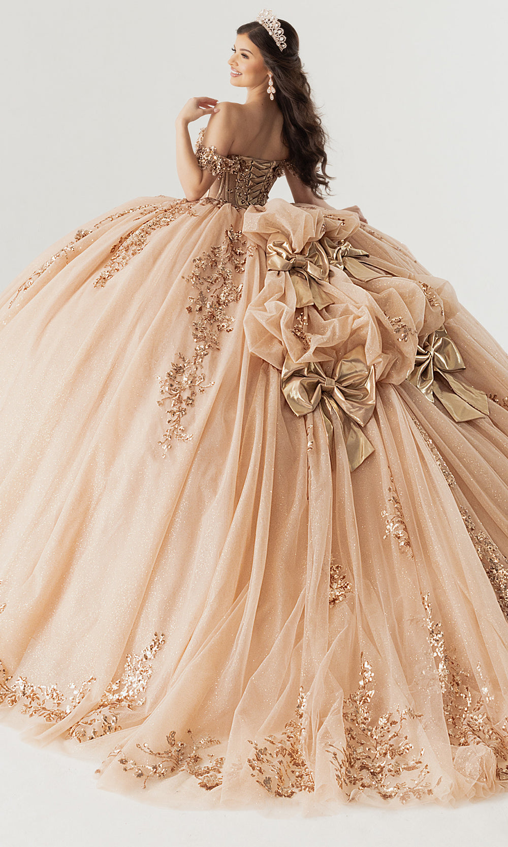 Rachel Allan RQ3178 - Illusion Neckline Quinceanera Dress Quinceanera Dresses