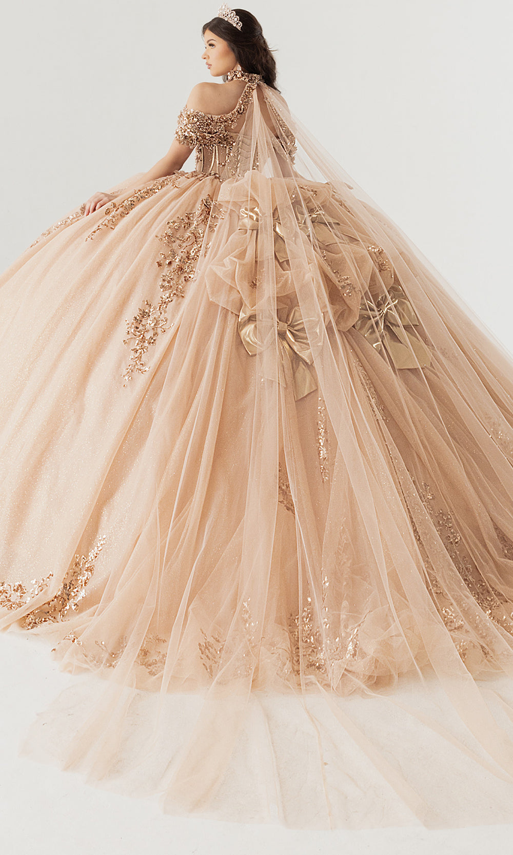 Rachel Allan RQ3178 - Illusion Neckline Quinceanera Dress Quinceanera Dresses