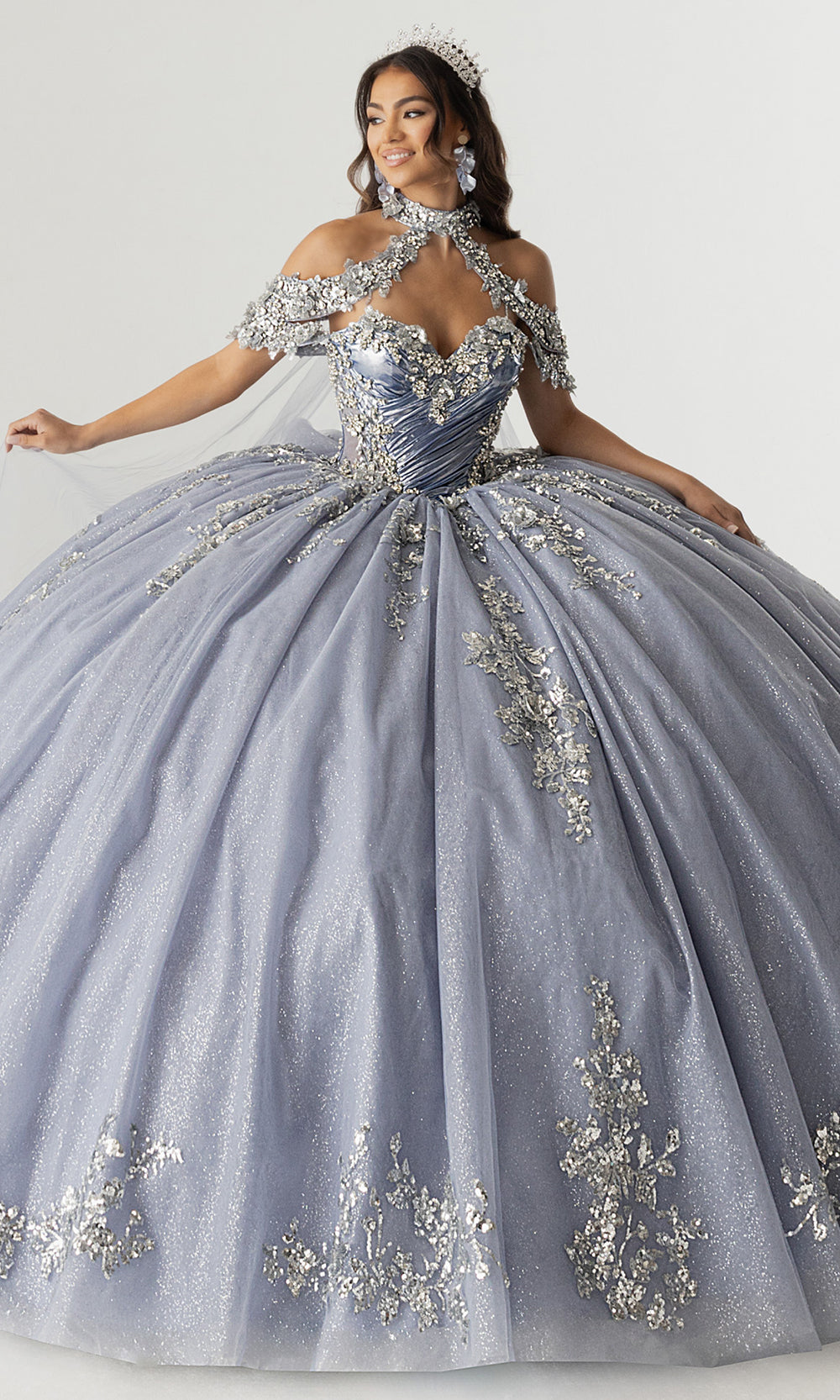 Rachel Allan RQ3178 - Illusion Neckline Quinceanera Dress Quinceanera Dresses