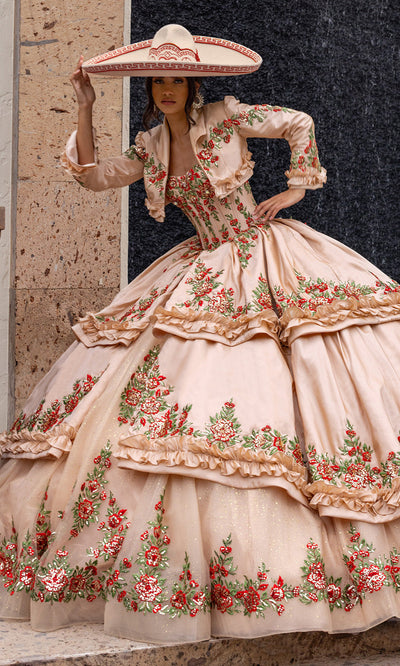 Rachel Allan RQ5015 - Colorful Off Shoulder Embroidered Gown Quinceanera Dresses