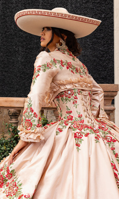 Rachel Allan RQ5015 - Colorful Off Shoulder Embroidered Gown Quinceanera Dresses