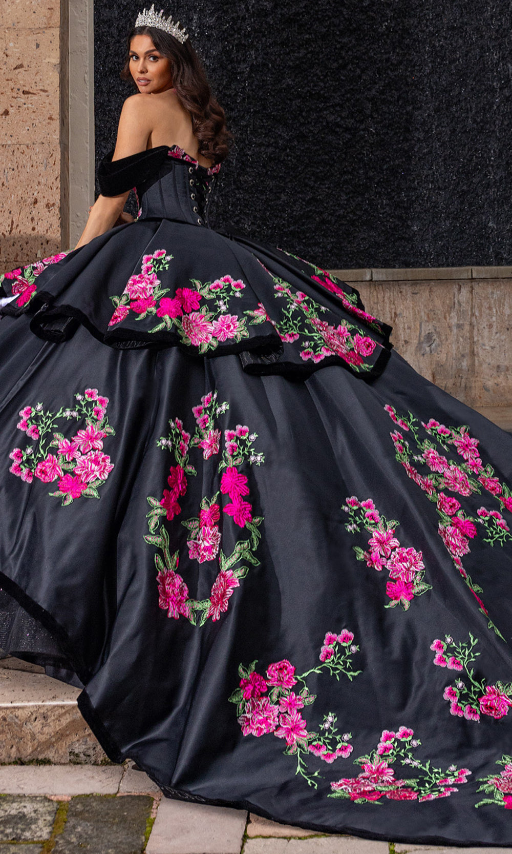 Rachel Allan RQ5016 - Embroidered Charro Style Ballgown Quinceanera Dresses
