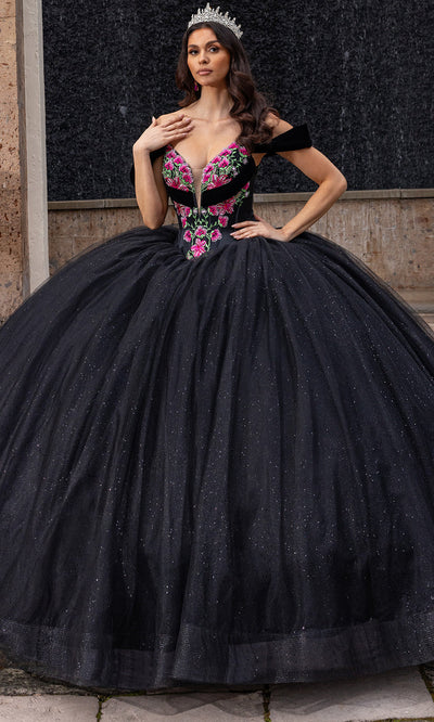 Rachel Allan RQ5016 - Embroidered Charro Style Ballgown Quinceanera Dresses