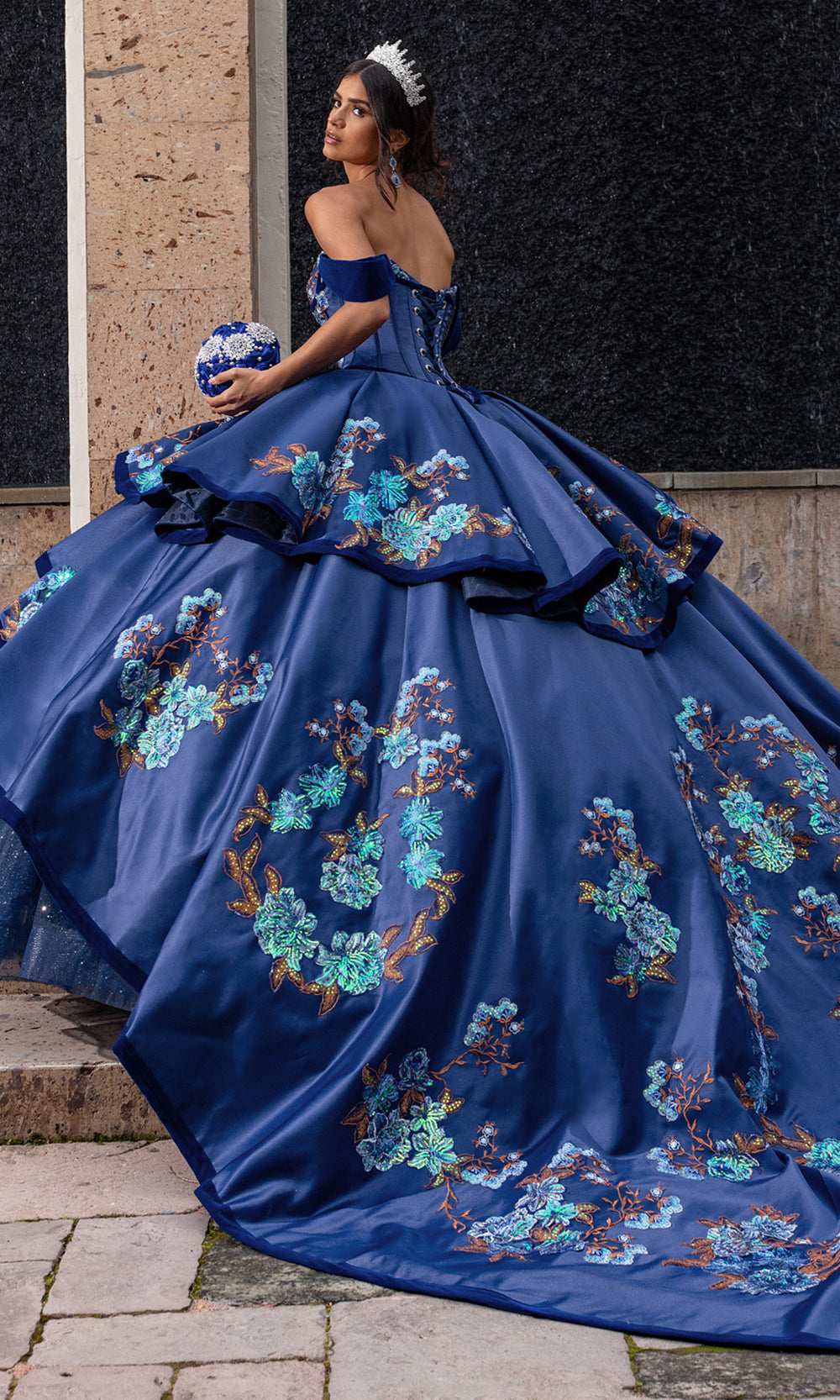 Rachel Allan RQ5016 - Embroidered Charro Style Ballgown Quinceanera Dresses