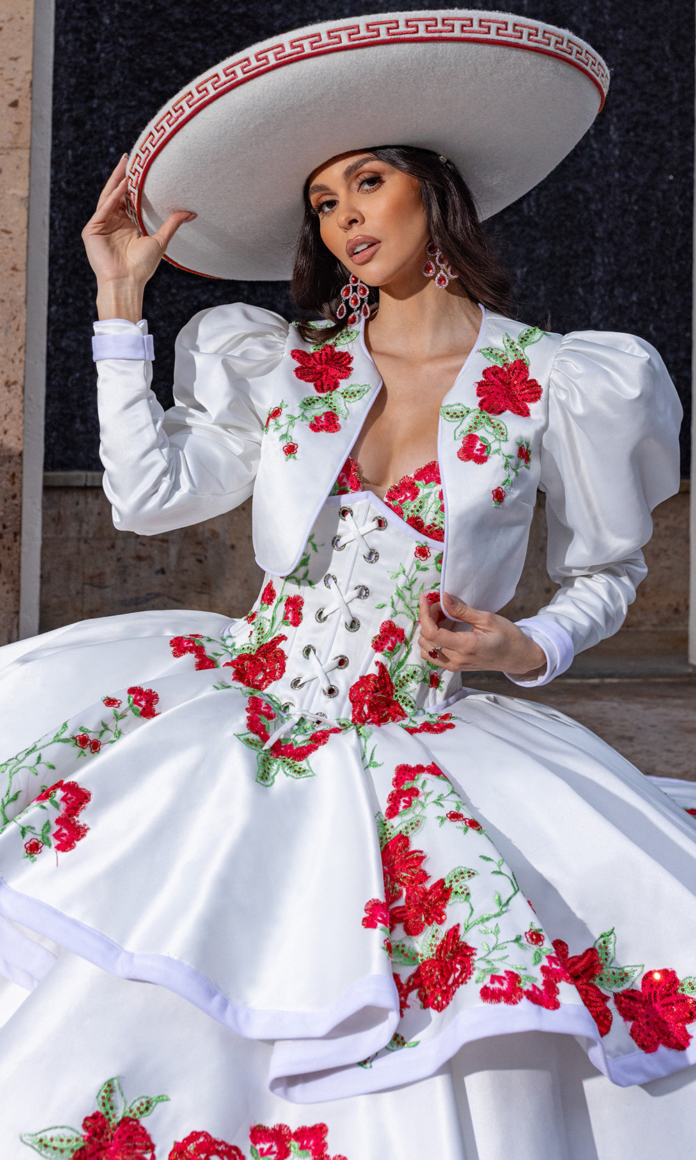 Rachel Allan RQ5016 - Embroidered Charro Style Ballgown Quinceanera Dresses