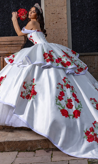 Rachel Allan RQ5016 - Embroidered Charro Style Ballgown Quinceanera Dresses