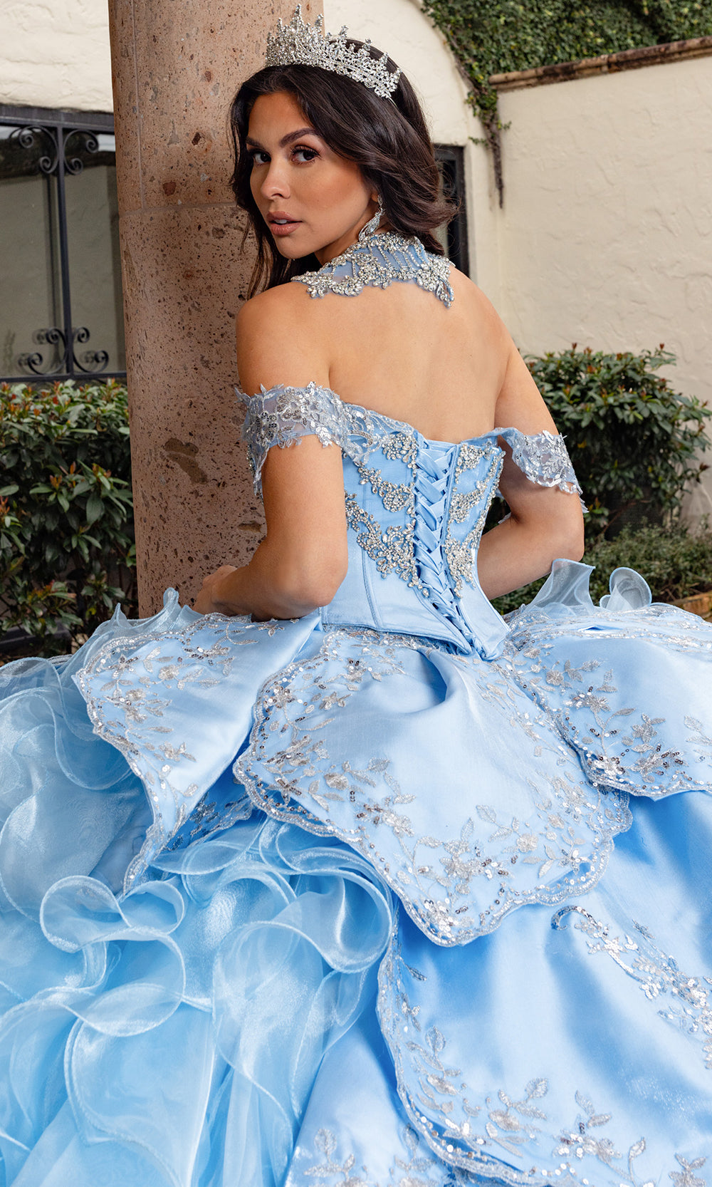 Rachel Allan RQ6004 - Tiered Ruffle Embroidered Quince Gown Quinceanera Dresses