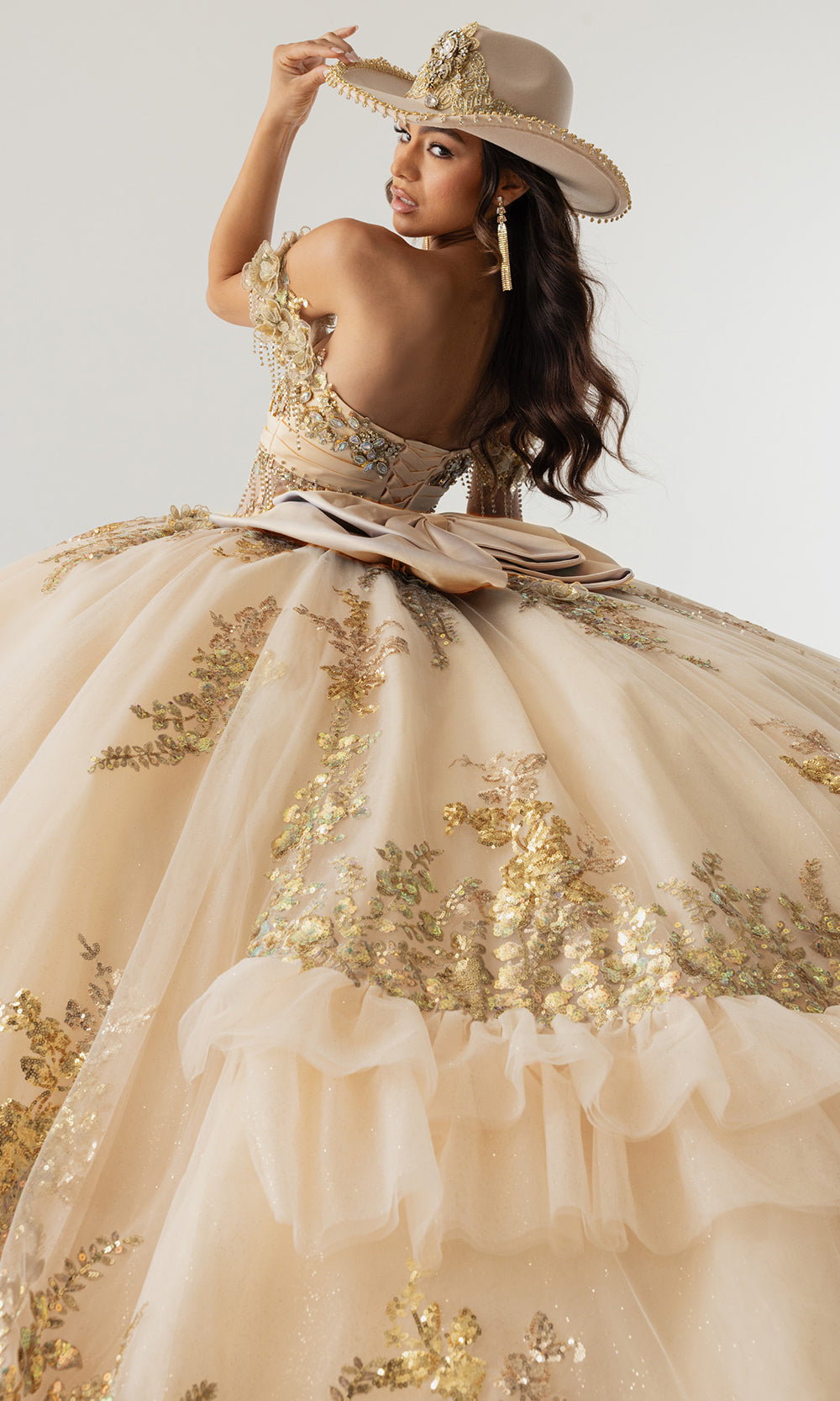 Rachel Allan RQ6012 - Off Shoulder Ruffle Quince Dress Quinceanera Dresses