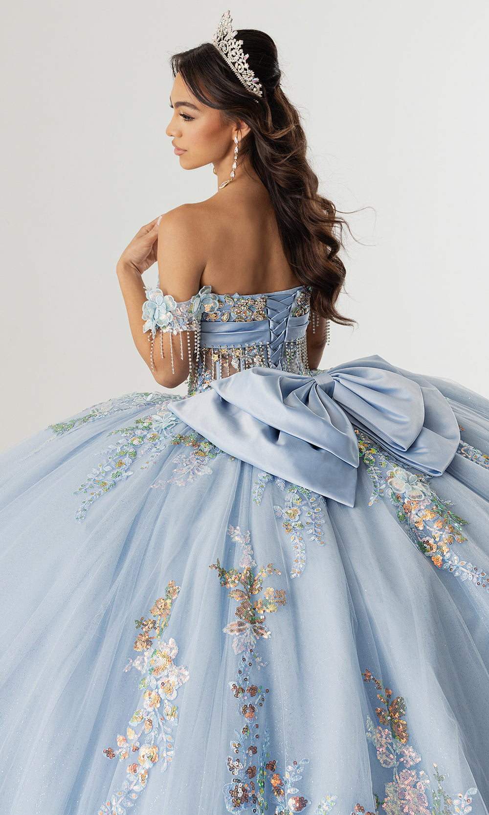Rachel Allan RQ6012 - Off Shoulder Ruffle Quince Dress Quinceanera Dresses