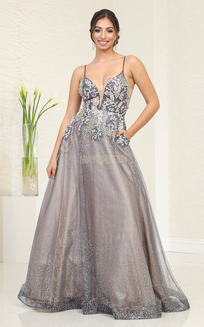 May Queen RQ8035 - A-Line Gown