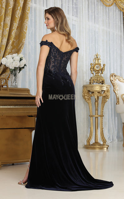 May Queen RQ8085 - Velvet Dress