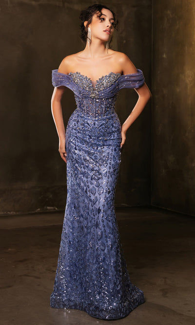 May Queen RQ8191 - Elegant Beadwork Sweetheart Evening Gown Prom Dresses