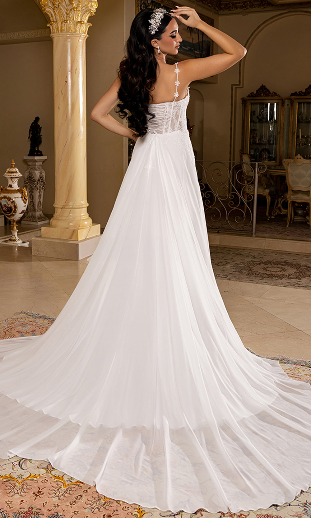 May Queen Bridal RQ8248 - Sweetheart Sleeveless A-Line Gown with Appliques