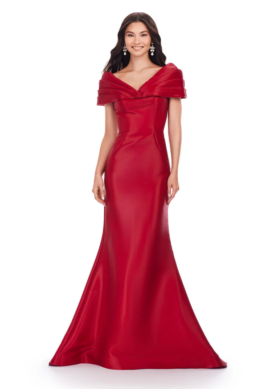 Ashley Lauren 11300 - Off-Shoulder Gown