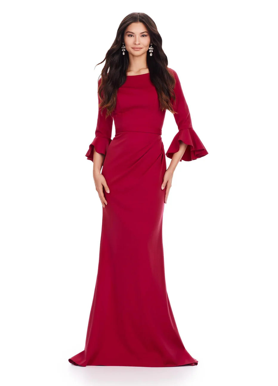 Ashley Lauren 11325 - Bateau Neck Dress