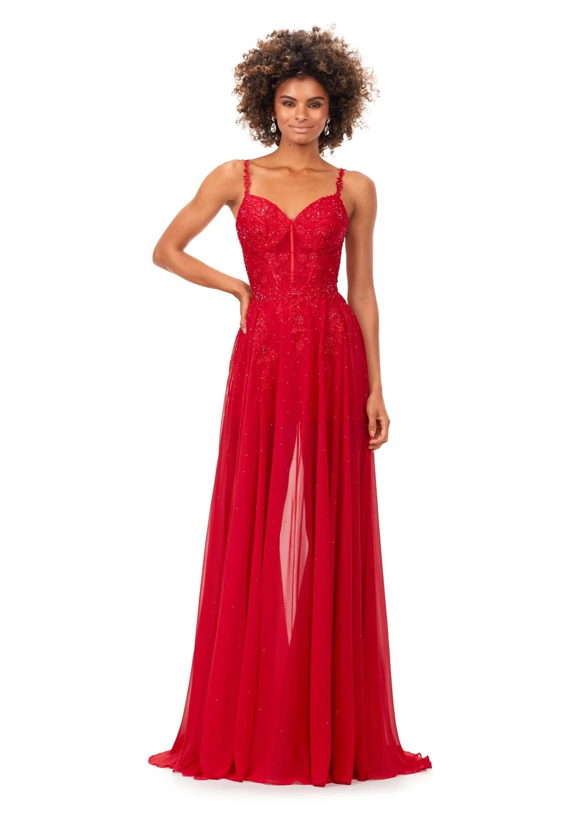Ashley Lauren 11333 - Romper Dress