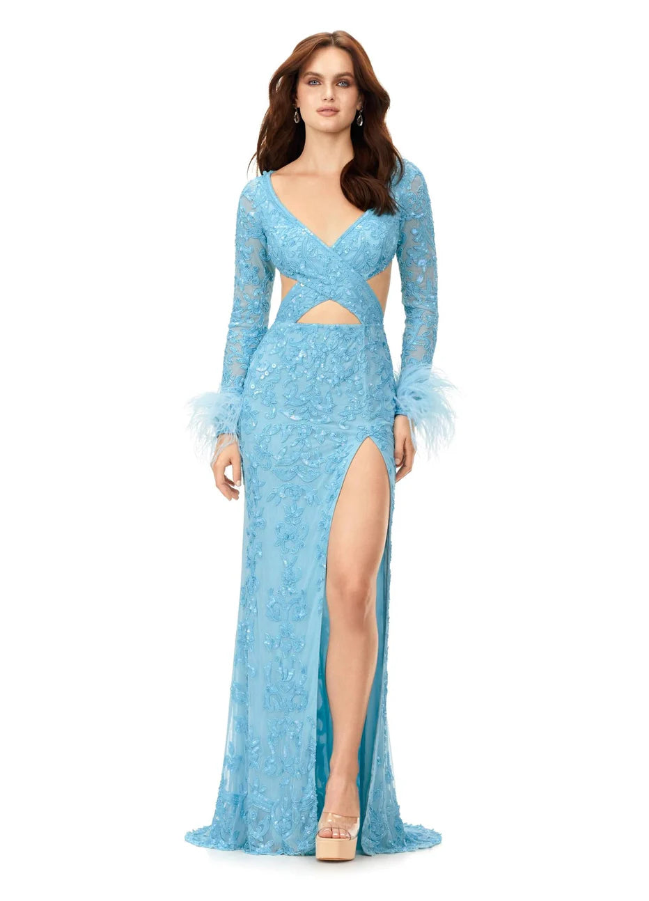 Ashley Lauren 11364 - Crisscross Gown