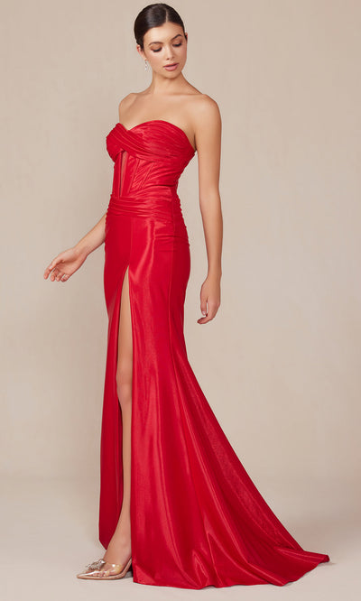 Nox Anabel T1489 - High Slit Sheath Evening DressSpecial Occasion Dresses