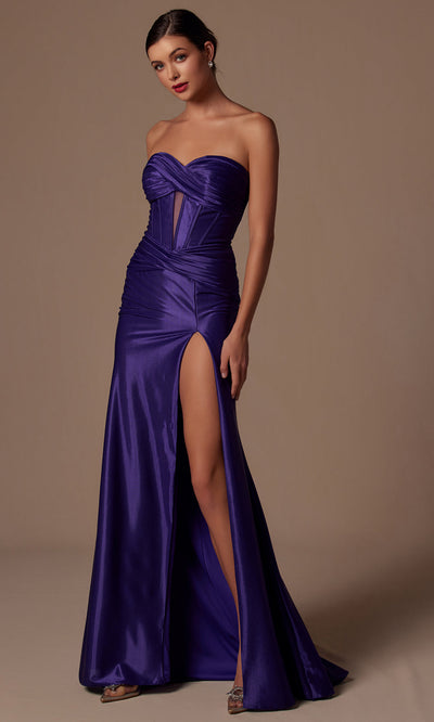 Nox Anabel T1489 - High Slit Sheath Evening DressSpecial Occasion Dresses