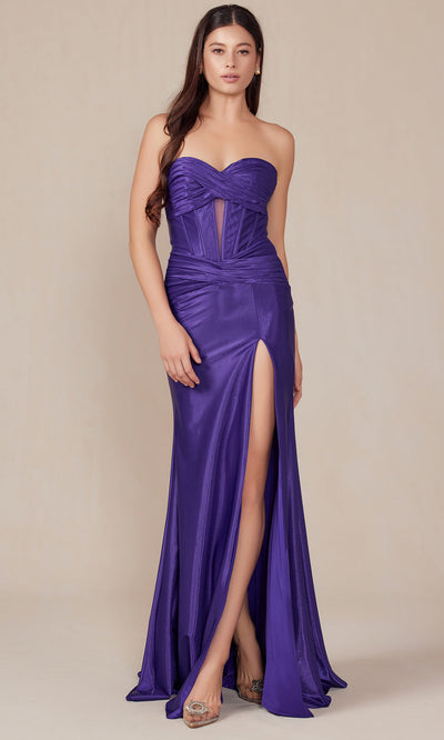 Nox Anabel T1489 - High Slit Sheath Evening DressSpecial Occasion Dresses