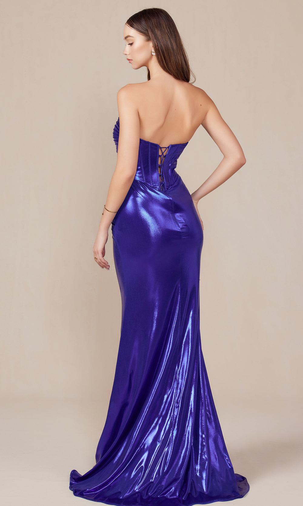 Nox Anabel T1499 - Pleated Sheath Evening DressSpecial Occasion Dresses