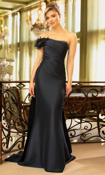 Terani Couture 242M3314 - One Shoulder Mermaid Evening Gown 