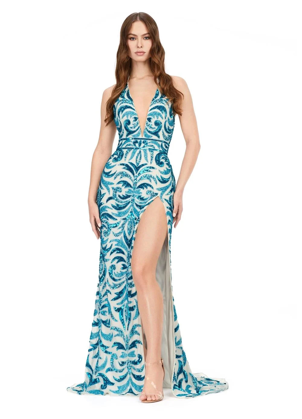 Ashley Lauren 11283 - Halter Gown