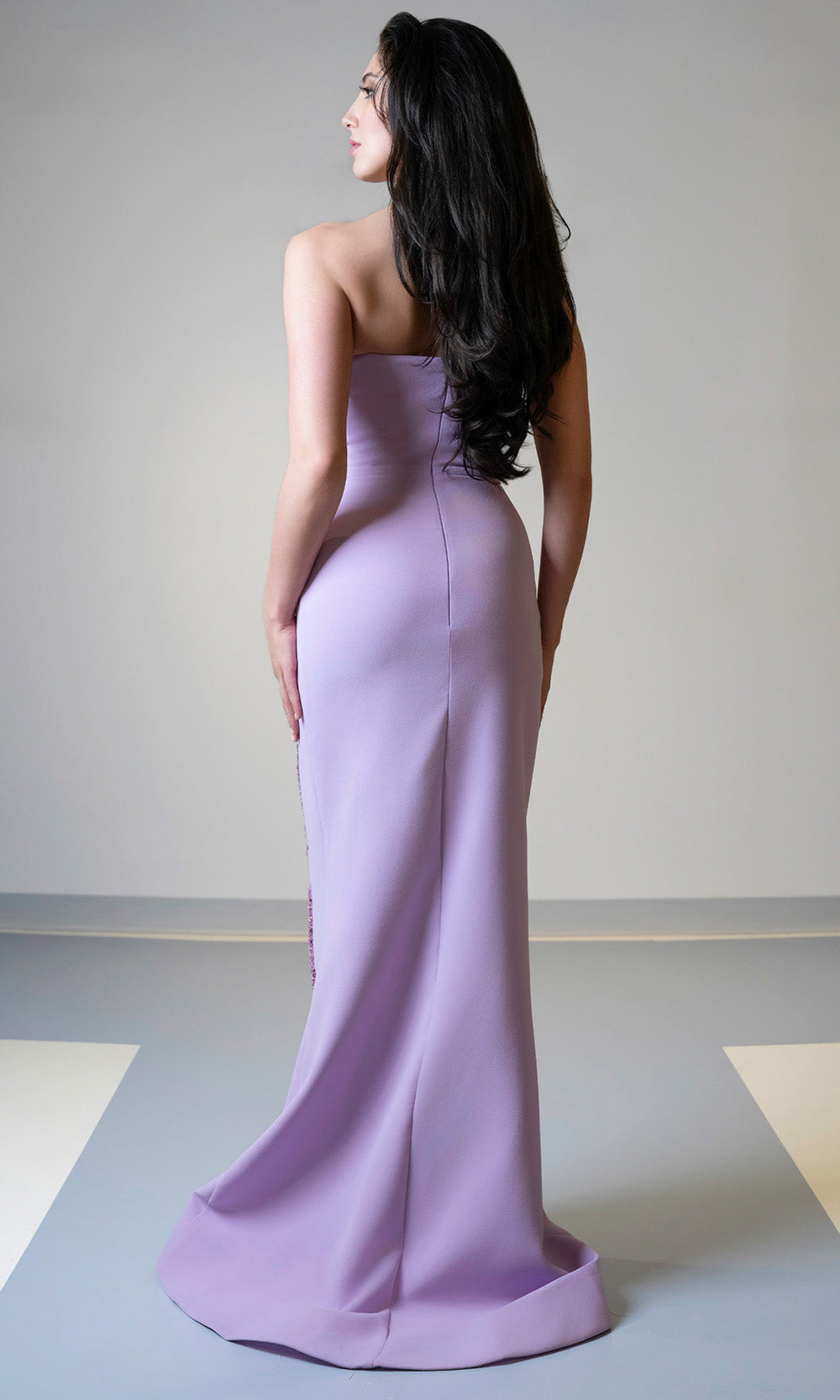 MNM Couture V07512 - Strapless Bow Detail Evening Gown Evening Dresses