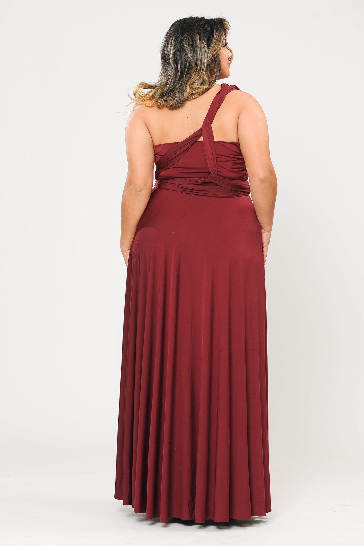 Poly USA W7022 - Multiway A-Line Evening Dress Evening Dresses in Red  