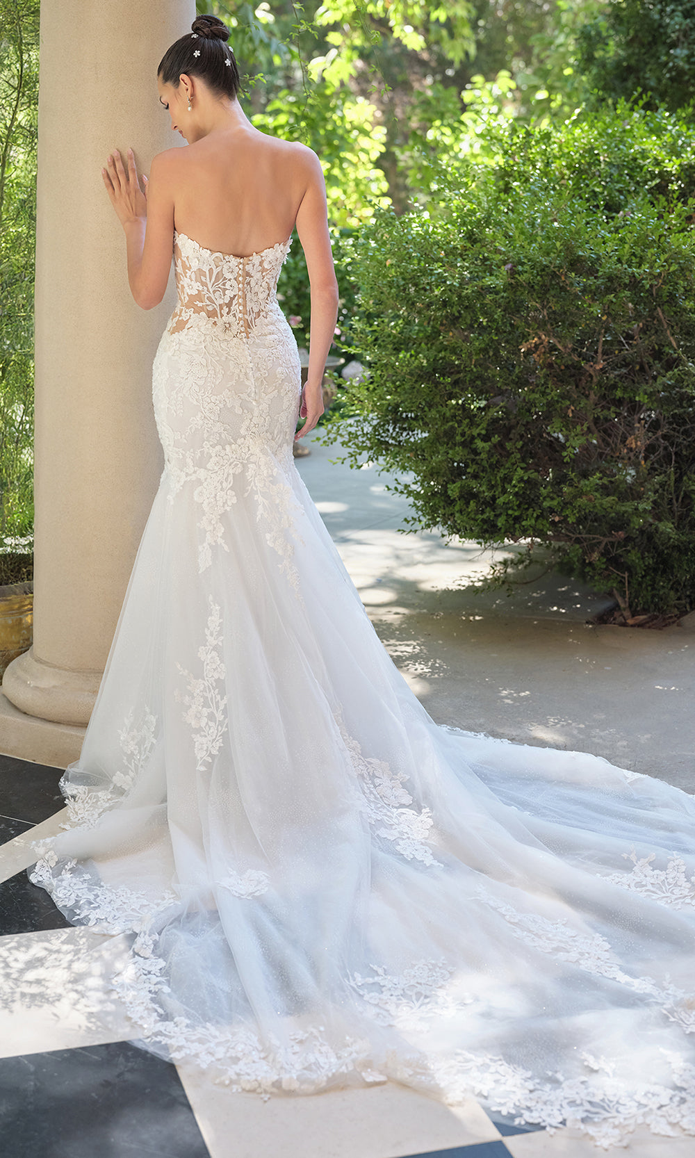 Andrea and Leo WL065 - Embroidered Lace Mermaid Wedding Dress Wedding Dresses