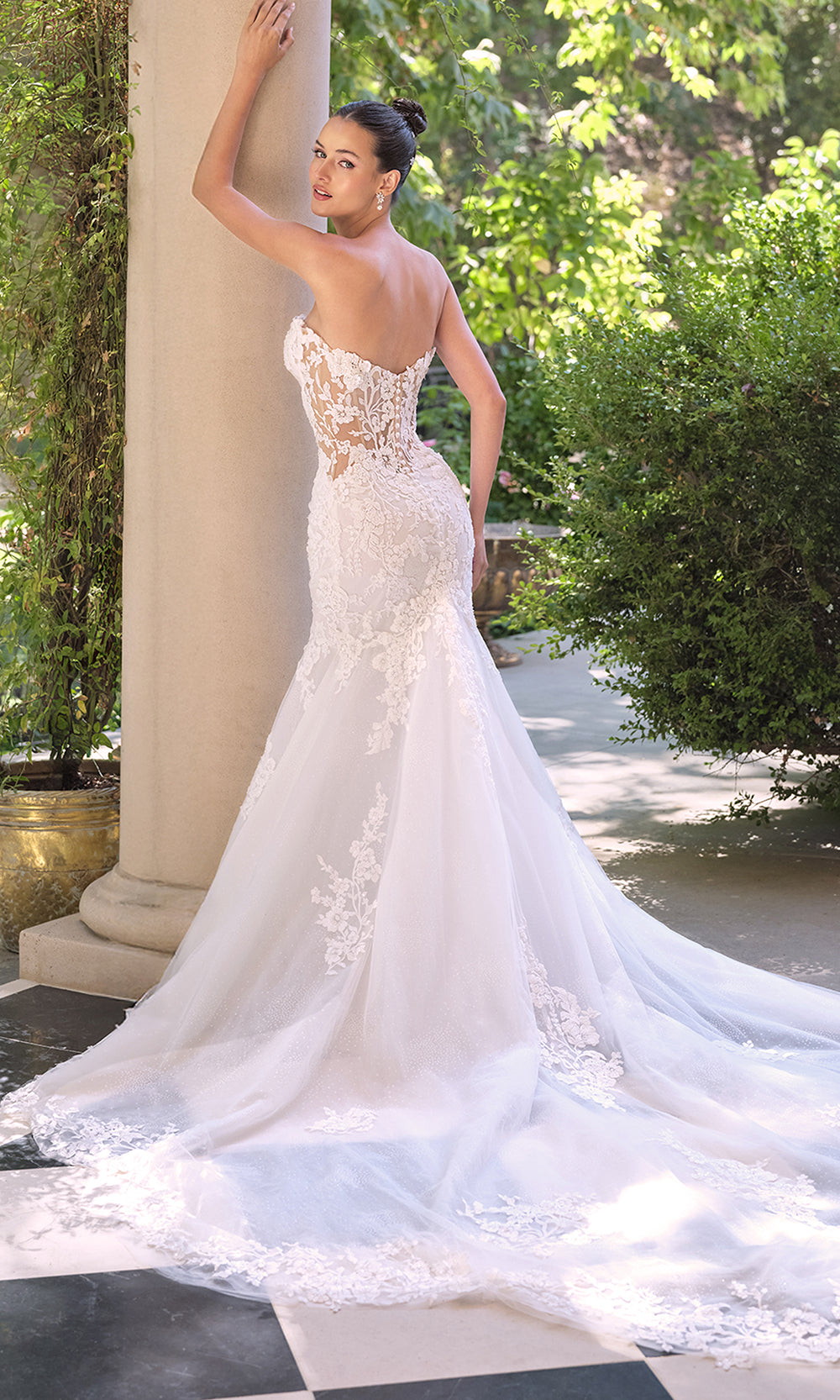 Andrea and Leo WL065 - Embroidered Lace Mermaid Wedding Dress Wedding Dresses