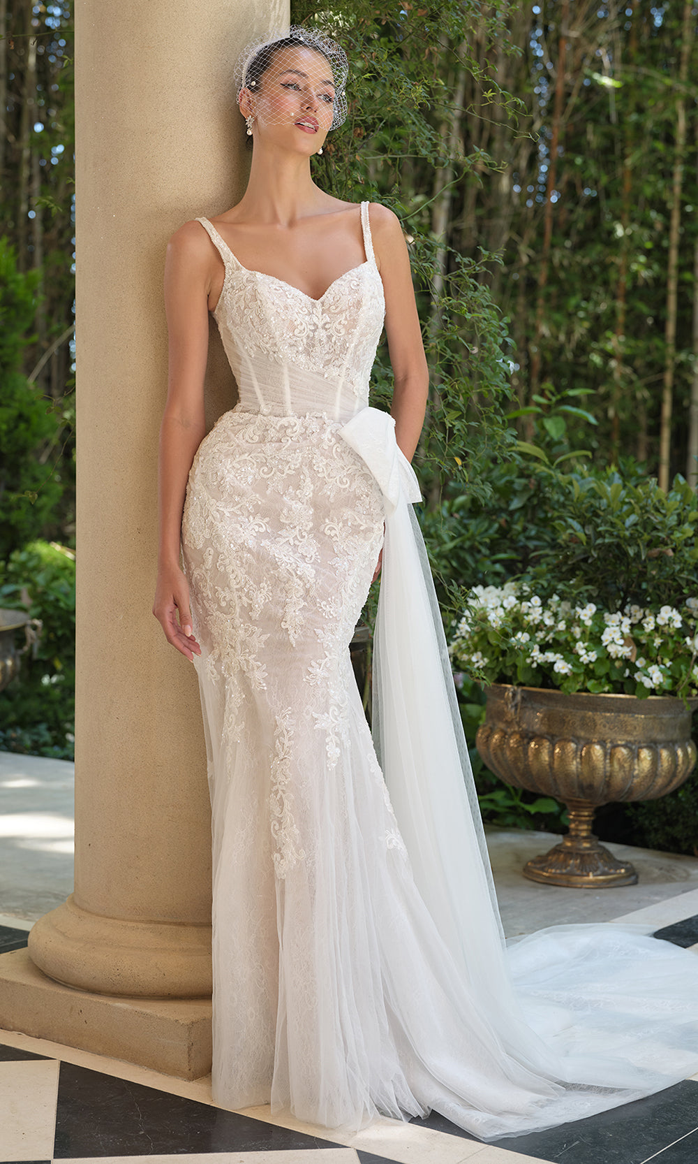 Andrea and Leo WL068 - Embroidered Lace Mermaid Wedding Dress Wedding Dresses