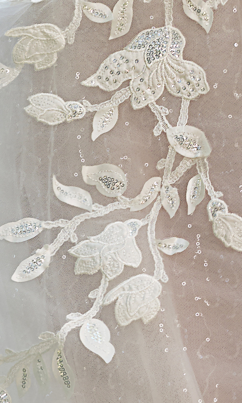 Andrea and Leo WL070 - Illusion Plunge Floral Wedding Dress Wedding Dresses