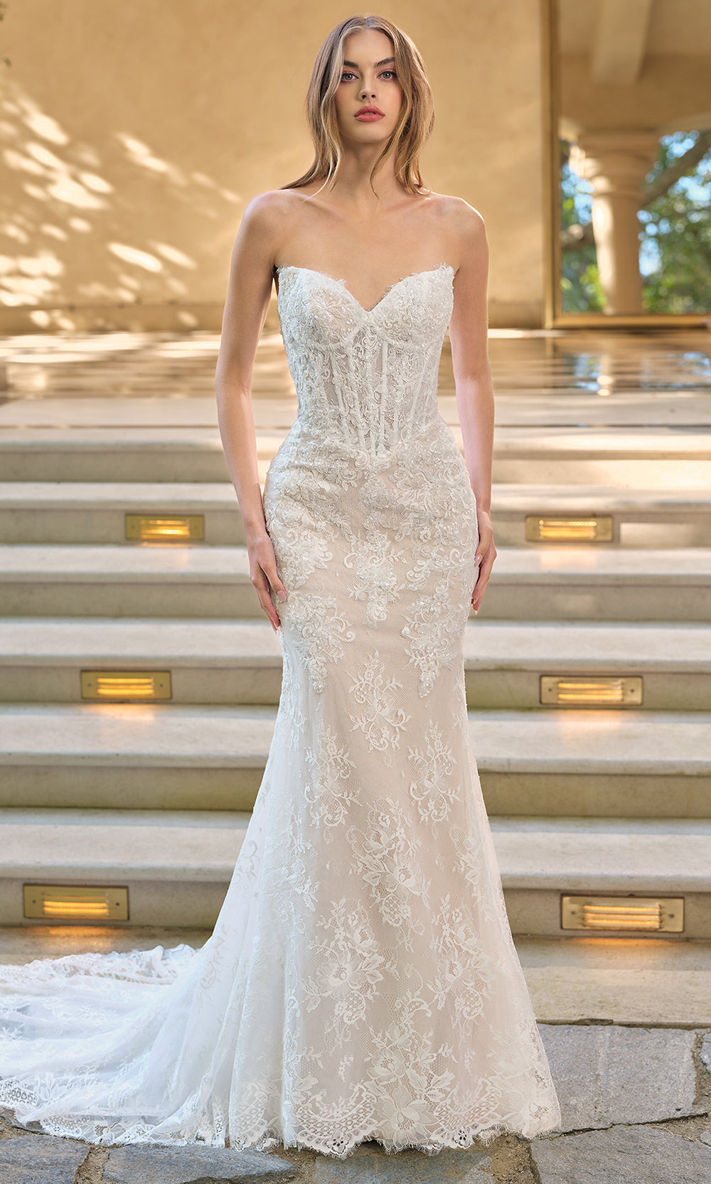 Andrea and Leo WL071 - Mermaid Wedding Dress with Bolero Wedding Dresses