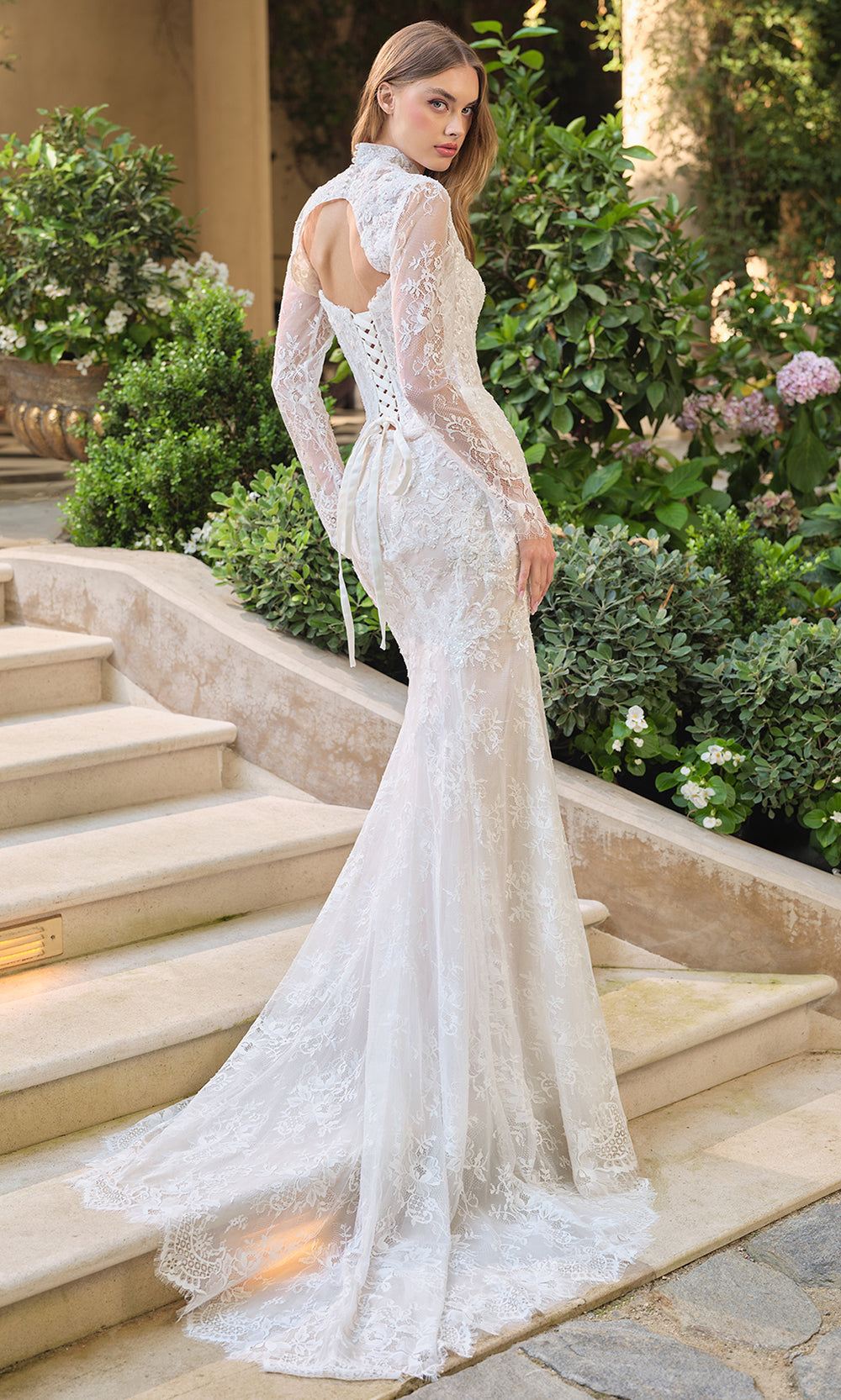 Andrea and Leo WL071 - Mermaid Wedding Dress with Bolero Wedding Dresses