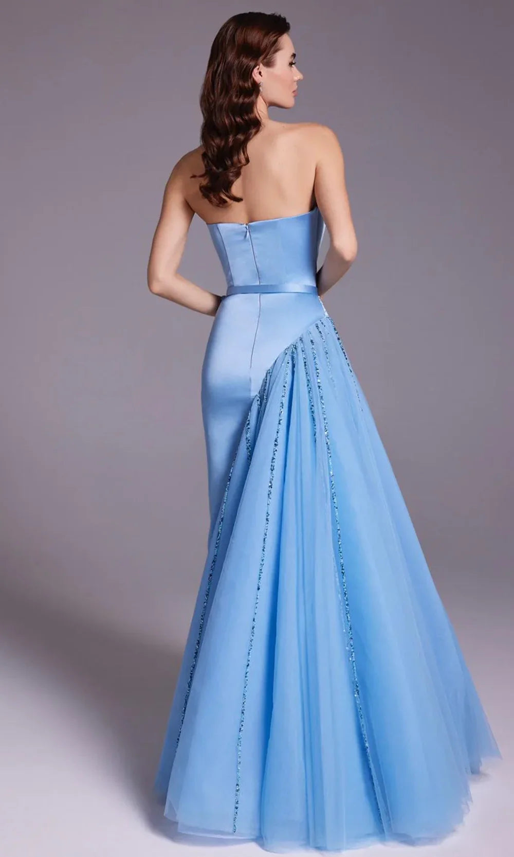 MNM Couture N0536 - Asymmetric Sweetheart Evening Gown Evening Dresses