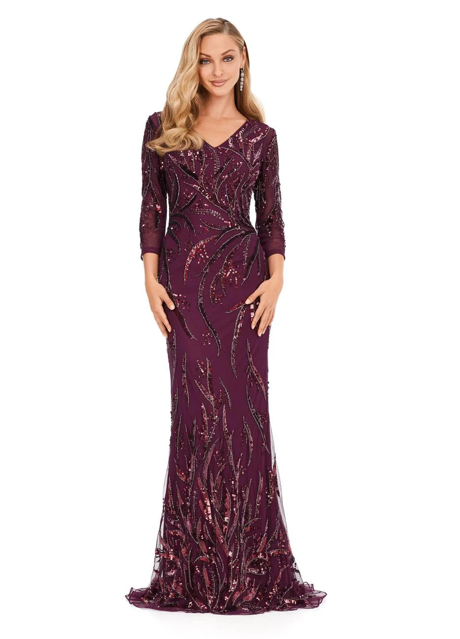 Ashley Lauren 11205 - Quarter Sleeve Gown
