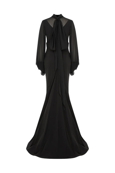 MNM Couture 2637B - Bishop Sleeve Gown